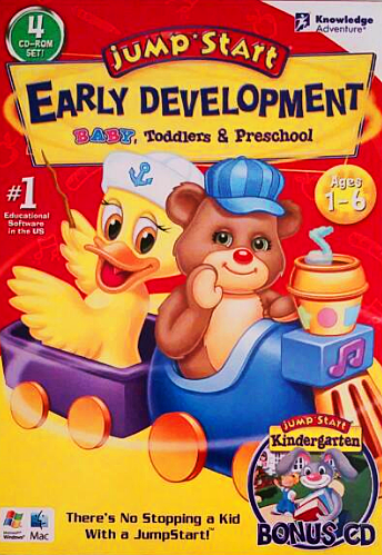 Jump Start Kindergarten, 1998, CD-ROM Windows 95 98 3.1 Learn Computer Game