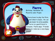 A profile for Pierre from a JumpStart World promotion