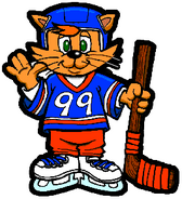 Casey as a hockey player, from JumpStart ABC's