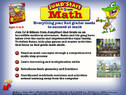 JumpStart 2nd Grade Math promo screen