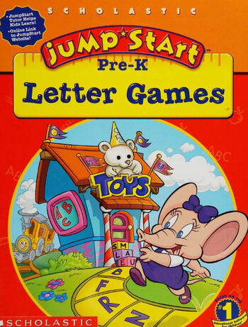 Image of JumpStart Pre-K Letter Games.