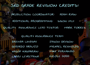 3rd Grade Revision Credits from the credits in the later re-release