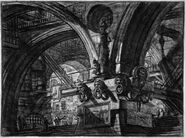 Giovanni Battista Piranesi Prisons (Carceri d'invenzione XV - The Pier with a Lamp)