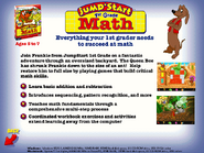 JumpStart 1st Grade Math promo screen