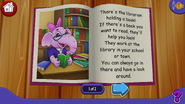 Eleanor as a librarian, from JumpStart Academy Preschool