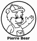 Pierre in the JumpStart Preschool (1998) printable workbook