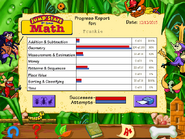 JumpStart 1st Grade Math progress report