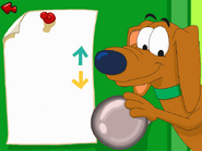 Frankie at the Sign-in Screen of JumpStart 1st Grade (1995)