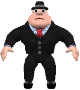 Man in a black tuxedo avatar