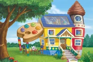 Kisha's house as seen in JumpStart Advanced Toddlers: Art Time
