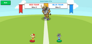 Multiplayer mode teams screen