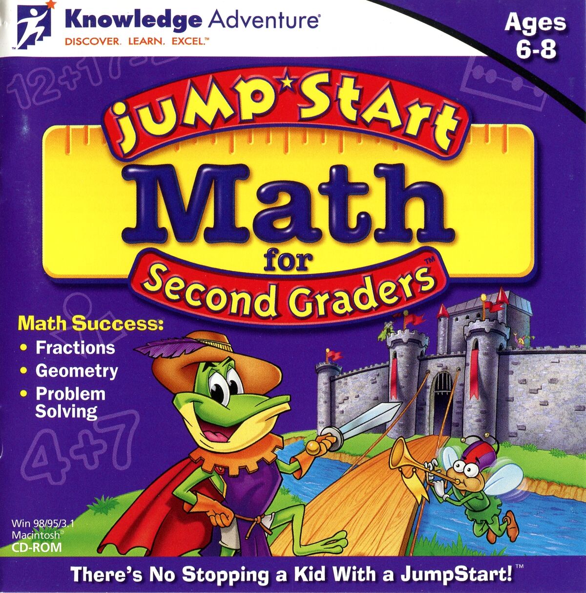 Jump Start Kindergarten, 1998, CD-ROM Windows 95 98 3.1 Learn Computer Game