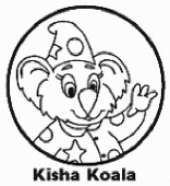 Kisha in the JumpStart Preschool (1998) printable workbook