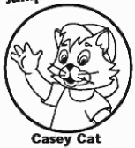 Casey in the JumpStart Preschool (1999) printable workbook