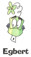 An illustration of Egbert from the JumpStart Summer Vacation Activity Book for 3rd Grade