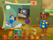 Kisha's easel, from JumpStart Preschool (1998)