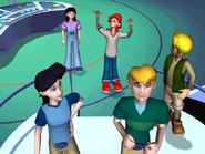 TJ in a 3D cutscene from the SpyMasters games