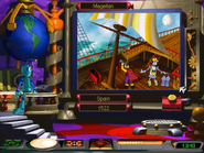 Vasco with jet boosters to send Ferdinand Magellan (who should already be dead due to passing away in 1521, while this is 1522) to space.