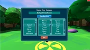 Naming a Jumpee in World of JumpStart