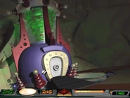 The entrance to the time machine