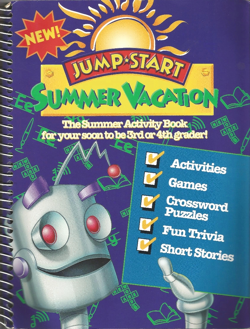 JumpStart Summer Vacation Activity Book for 3rd or 4th Grade