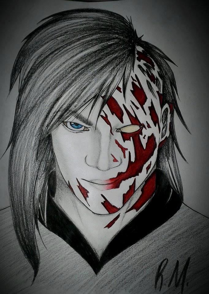 Jeff The Killer - Creepypasta Art - Trace&Draw _Emy7_