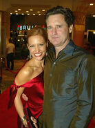 KaDee Strickland and Bill Pullman at the premiere.
