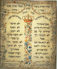 Jekuthiel Sofer 1768 Teb Commandments