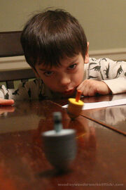 Learning to spin the dreidel