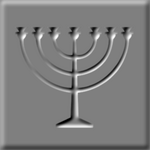 Engraven menorah