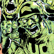 Jobee appears as a hallucination, art by Mike McMahon