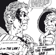 Cal admires his looks, art by Mike McMahon