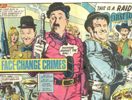 The Tooley's rob a bank, art by Brian Bolland