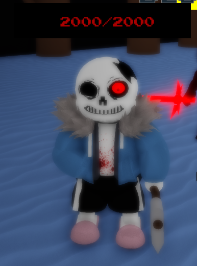 Horror And Dust Sans Waves! - Roblox