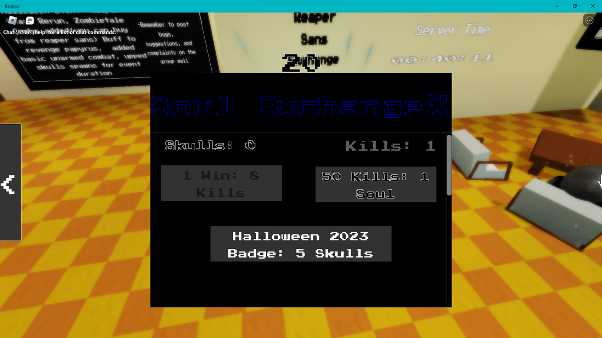 Halloween 2023 | Undertale: Judgement Day (Roblox) Wiki | Fandom