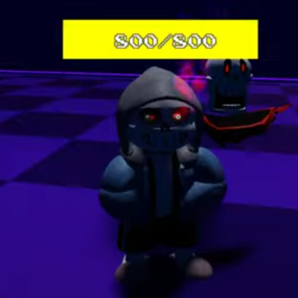 hyper dust sans (Old version). - Roblox