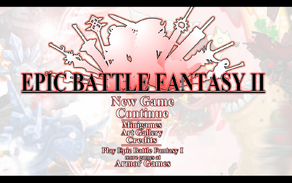 Epic Battle Fantasy 2 Menu