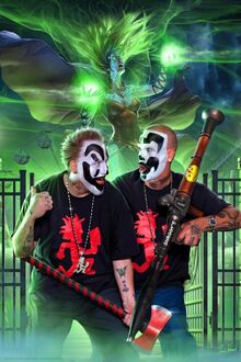 Violent J (left) and Shaggy 2 Dope (right).