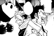 Sukuna interrupts Kusakabe.