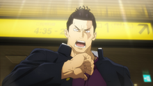 Aoi Todo encourages Yuji to keep fighting (Anime)