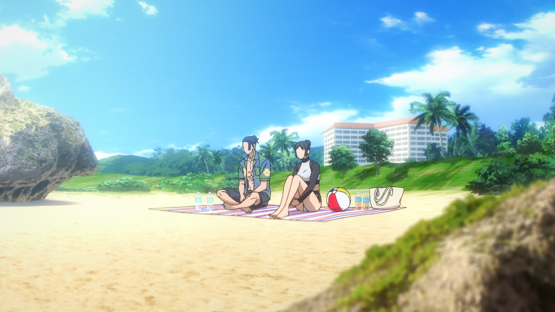 Premium Photo | Anime girl walks on beach young woman on summer vacation  illustration generative AI Concept of resort cartoon travel Japanese manga  fashion
