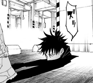 Megumi sneaking behind one of the lookouts.