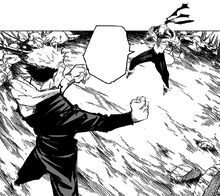 Yuji's standoff with Mahito's new form