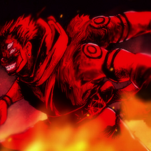 Editing Sukuna Image Gallery Jujutsu Kaisen Wiki Fandom Ryomen sukuna's unusual form is composed of two demons, red and blue, who are joined at their backs. jujutsu kaisen wiki fandom