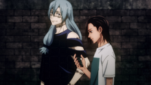 Mahito and Junpei discuss the soul (Anime)