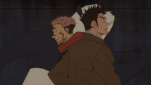 Sukuna interrupts Kusakabe (Anime)