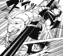 Kenjaku avoids Piercing Blood