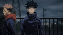 Sukuna tells Megumi that Yuji has lost control (Anime)