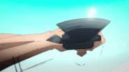 Satoru using Blue to keep Toji at a distance.