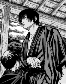 Naoya visits Toji